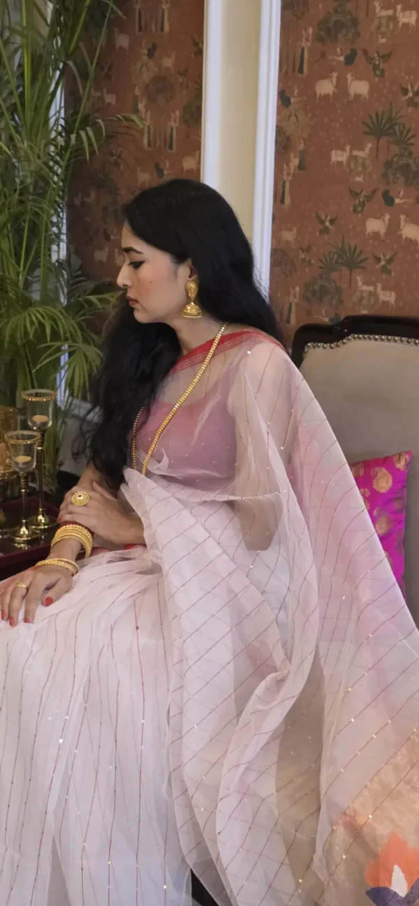 Pure Muslin Jamdani Saree