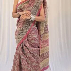 Pink Chanderi Silk